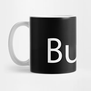 Burst artistic text design Mug